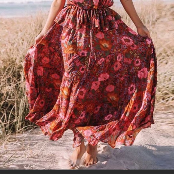 bowie strapless maxi dress chocolate Chocolate Strapless Drape Maxi Dress